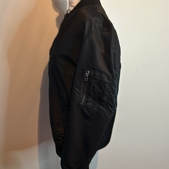 Black Bomber Jacket - Picture 6 of 9